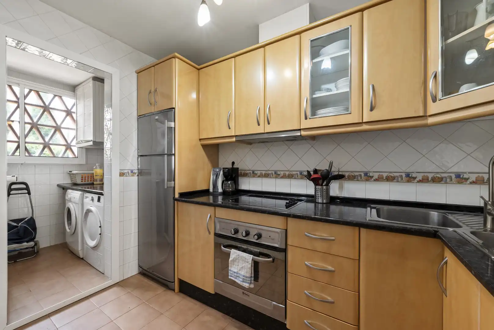 Kitchen of Ground floor for sale in Mijas  with Air Conditioner, Terrace and Swimming Pool