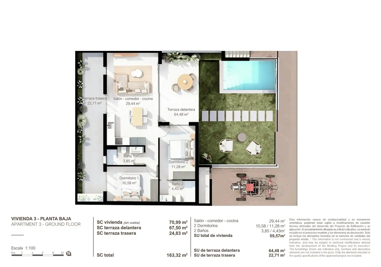 Appartement compact avec terrasse à vendre à Lo Pagán, imagen 22