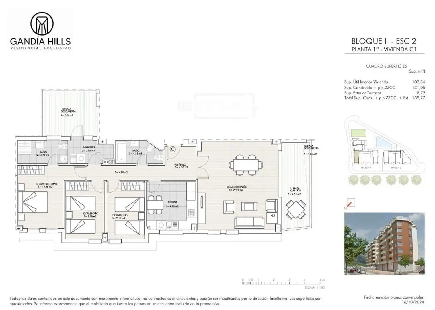 Flat with pool for sale in Germanías, imagen 14