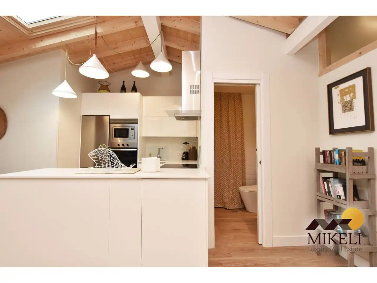 Cocina de Piso de alquiler en Santander con Calefacción, Jardín privado y Terraza