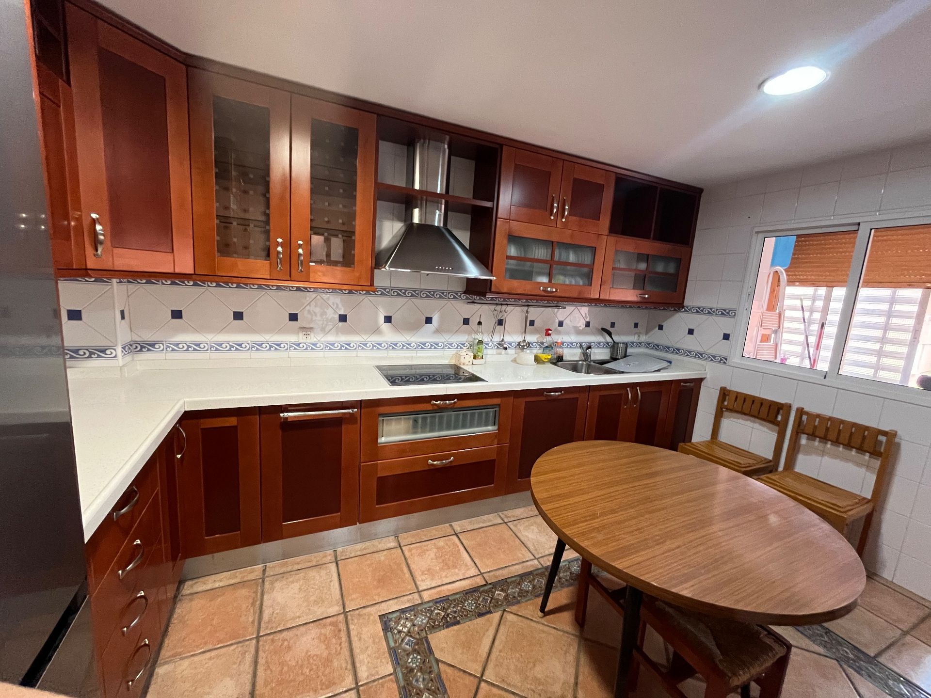 Kitchen of Flat to rent in  Granada Capital  with Air Conditioner, Heating and Furnished