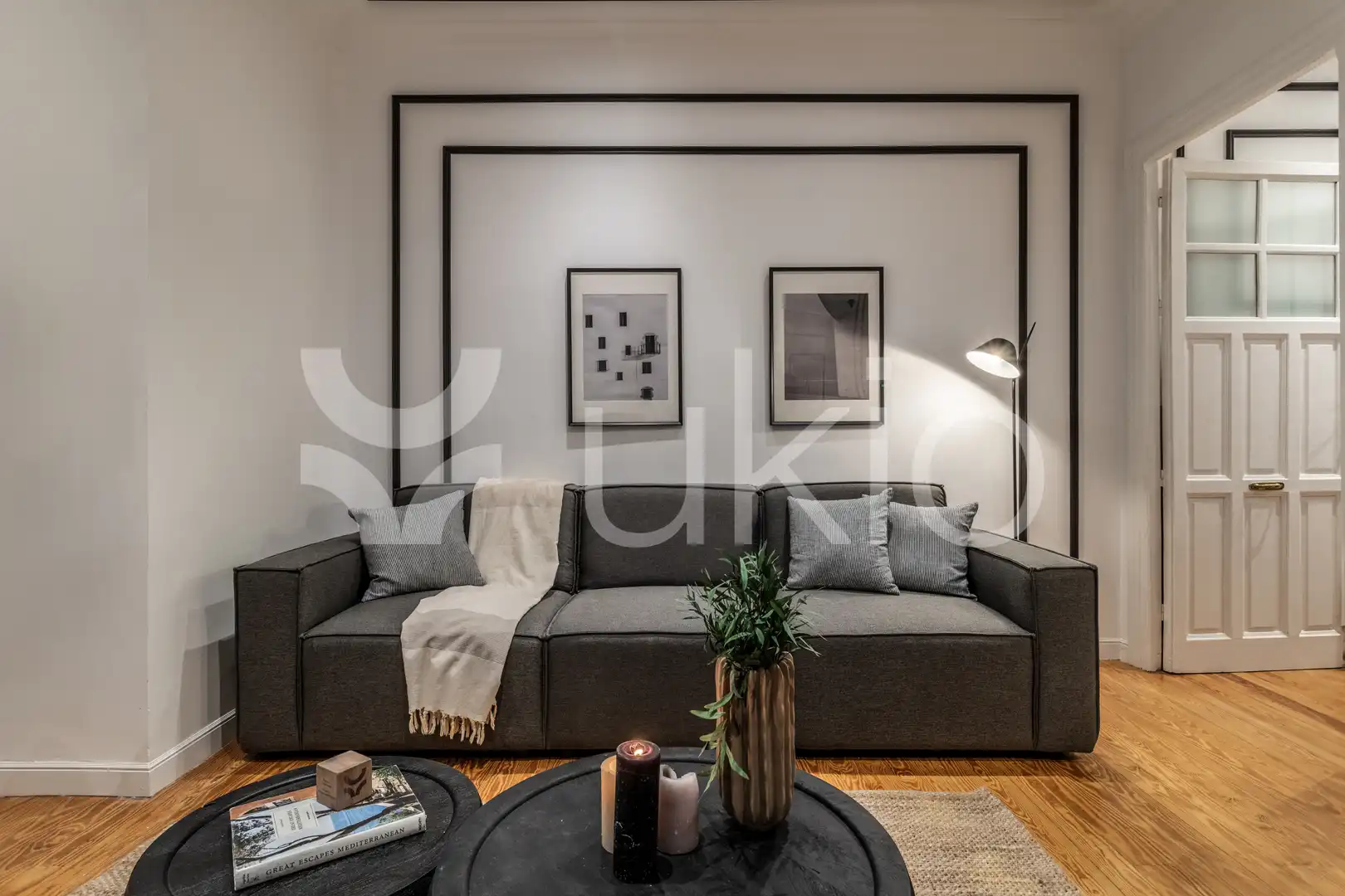 Wohnzimmer von Wohnungen zur Miete in Madrid mit Klimaanlage, Heizung und Möbliert