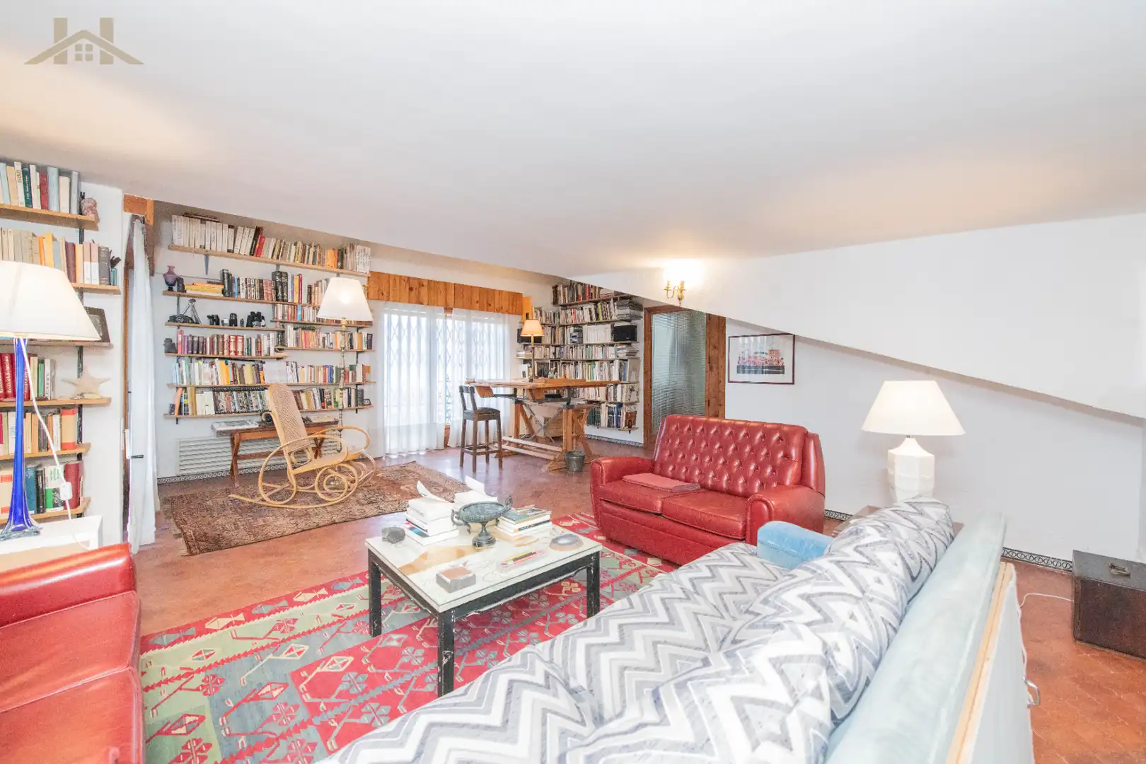 Sala d'estar de Casa o xalet en venda en Moralzarzal amb Calefacció, Jardí privat i Terrassa