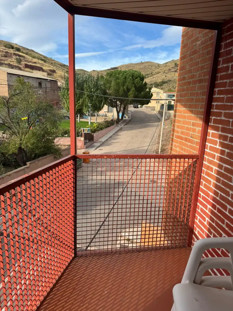 Balcony of Flat for sale in Brea de Aragón  with Heating and Storage room