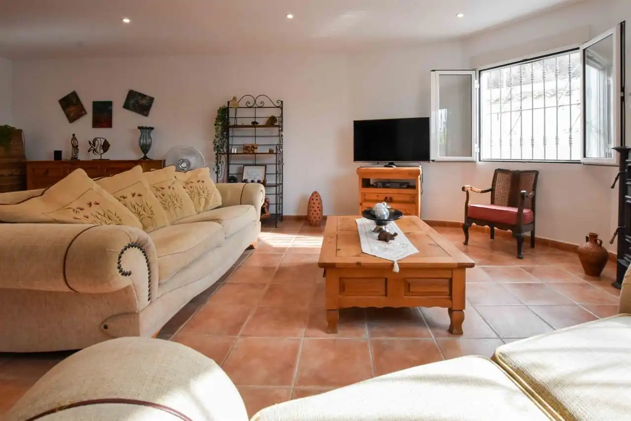 Sala de estar de Casa o chalet en venta en Huércal-Overa con Aire acondicionado, Piscina y Amueblado
