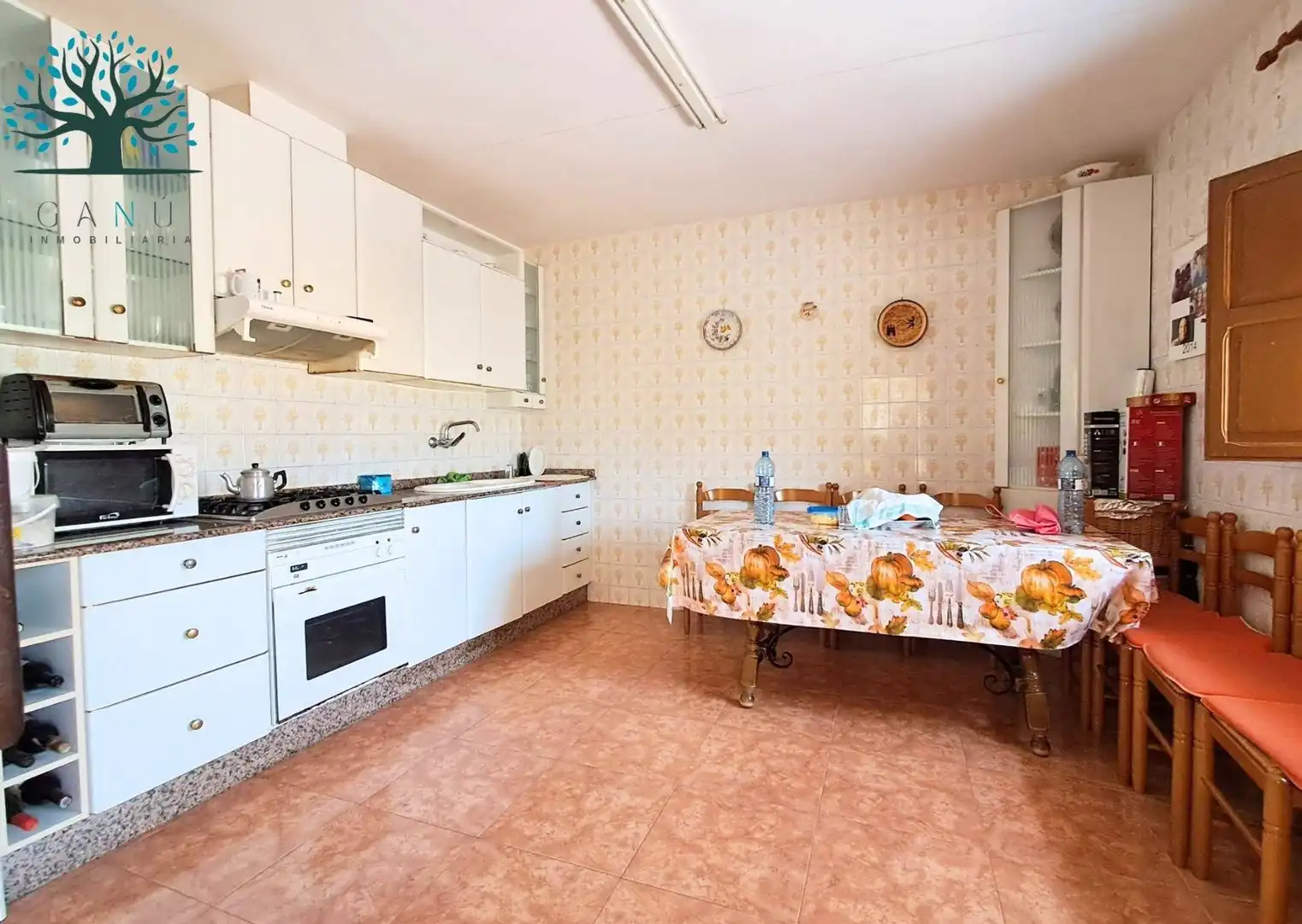 Cuina de Casa o xalet en venda en Mazarrón amb Jardí privat, Traster i Moblat
