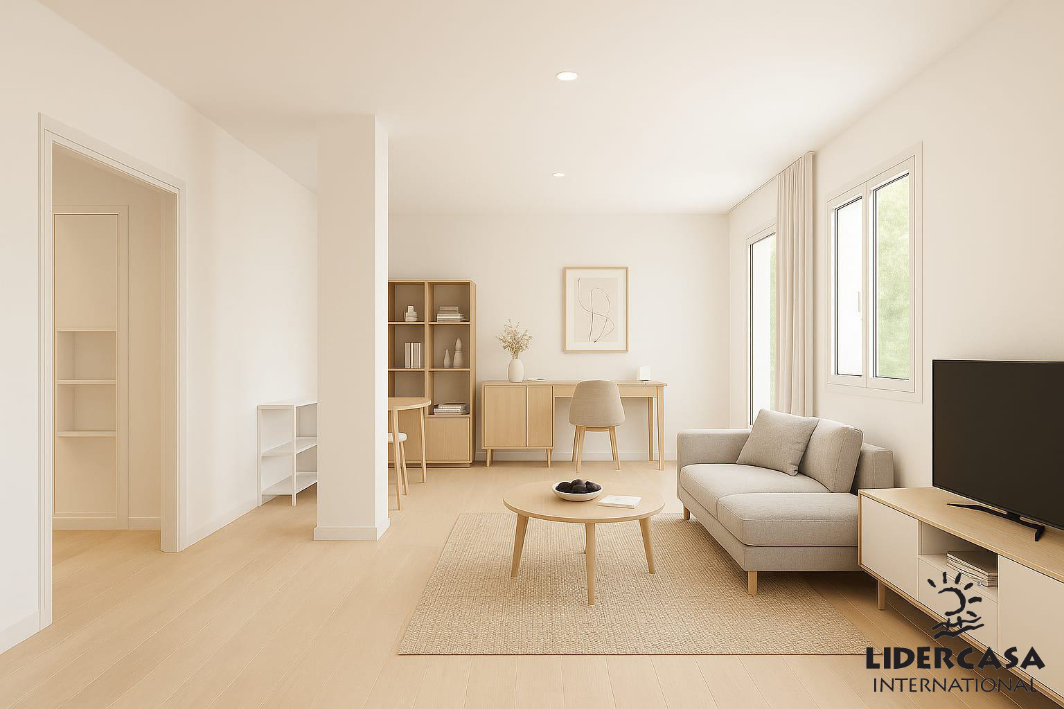 Sala d'estar de Pis en venda en  Murcia Capital amb Jardí privat i Balcó