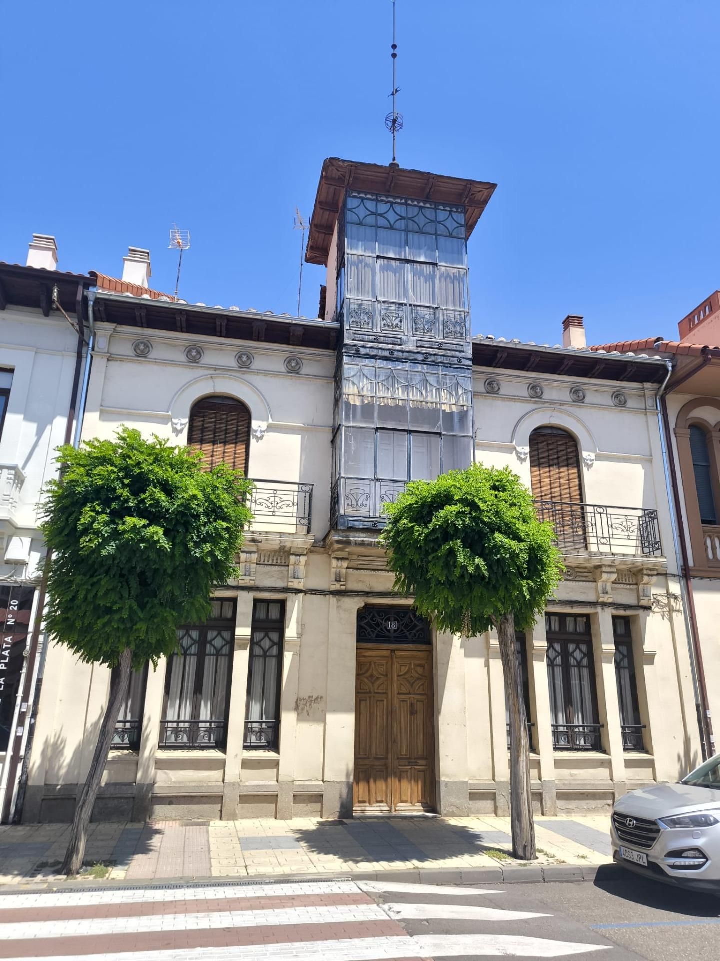 Exterior view of House or chalet for sale in La Bañeza   with Heating, Storage room and Balcony