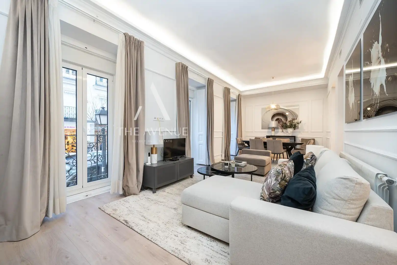 Sala de estar de Piso en venta en Madrid