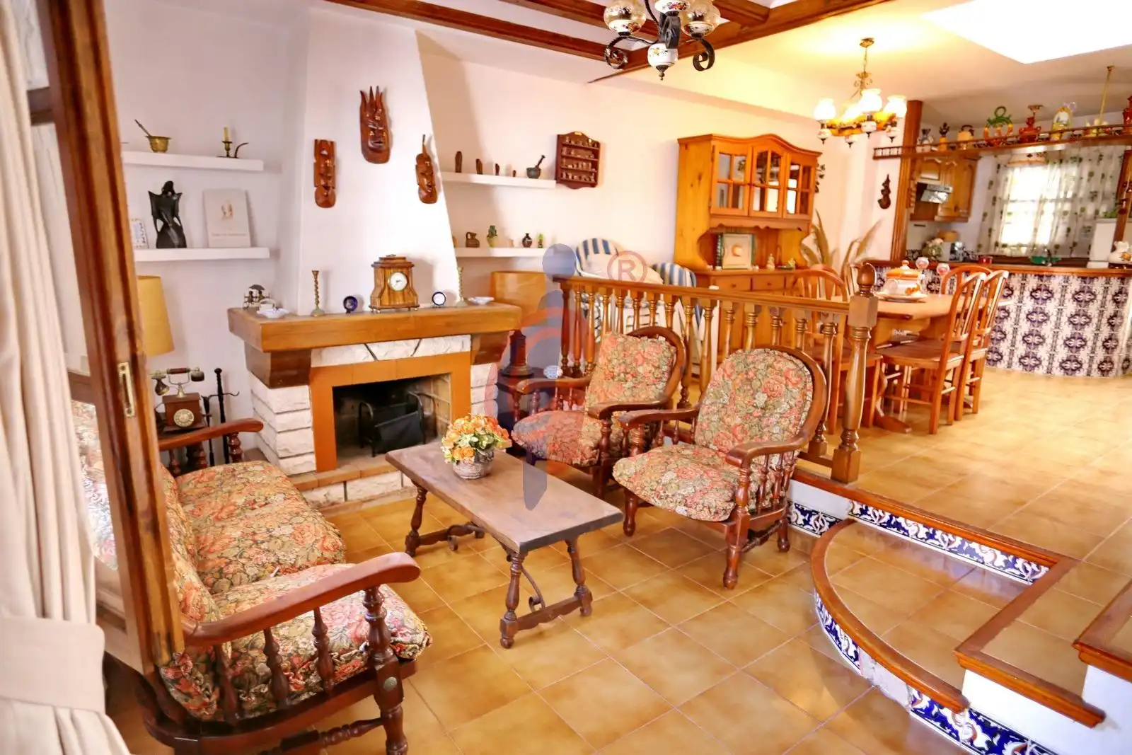 Sala de estar de Casa adosada en venta en Guardamar del Segura con Aire acondicionado, Calefacción y Terraza