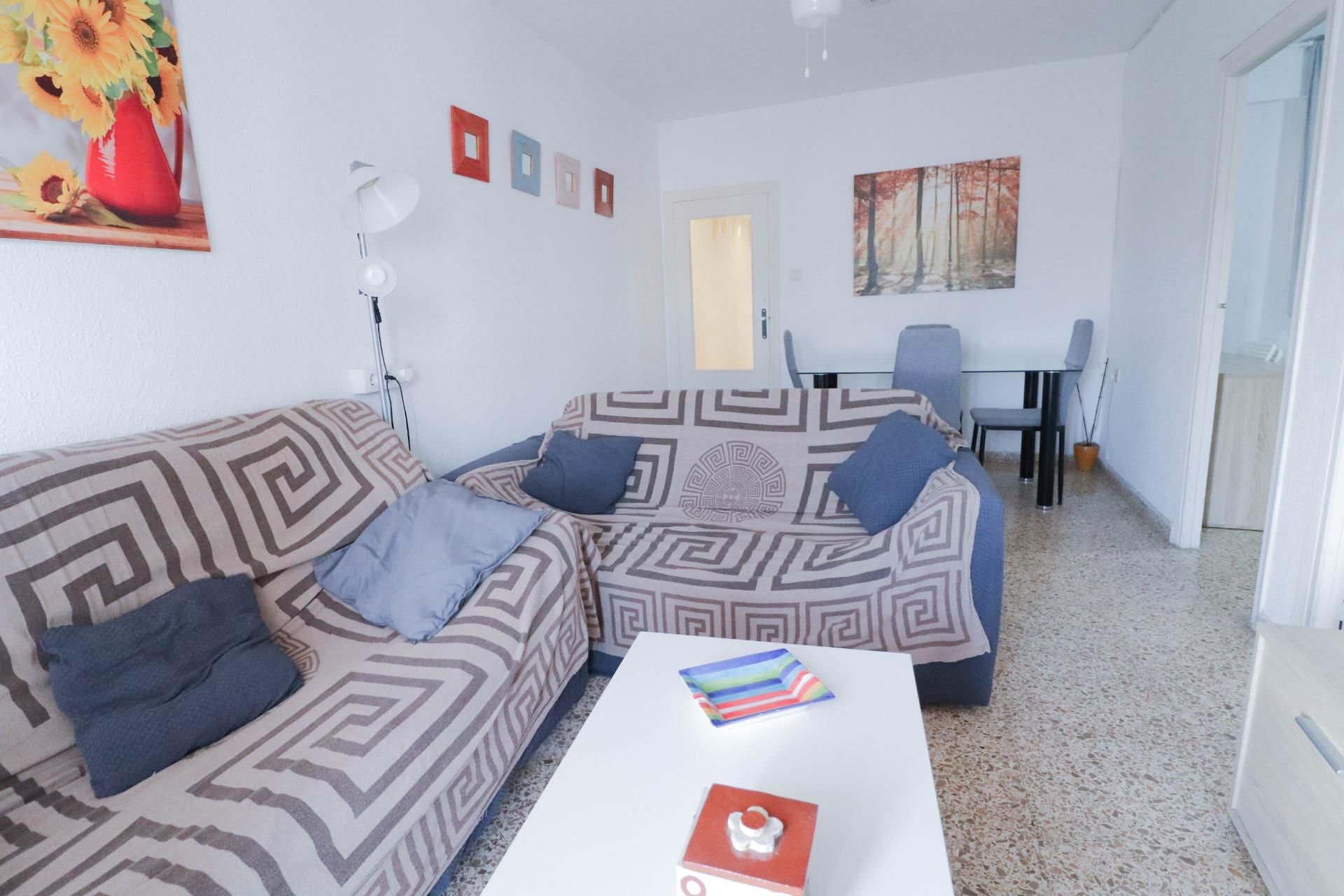 Sala d'estar de Pis de lloguer en  Almería Capital amb Terrassa