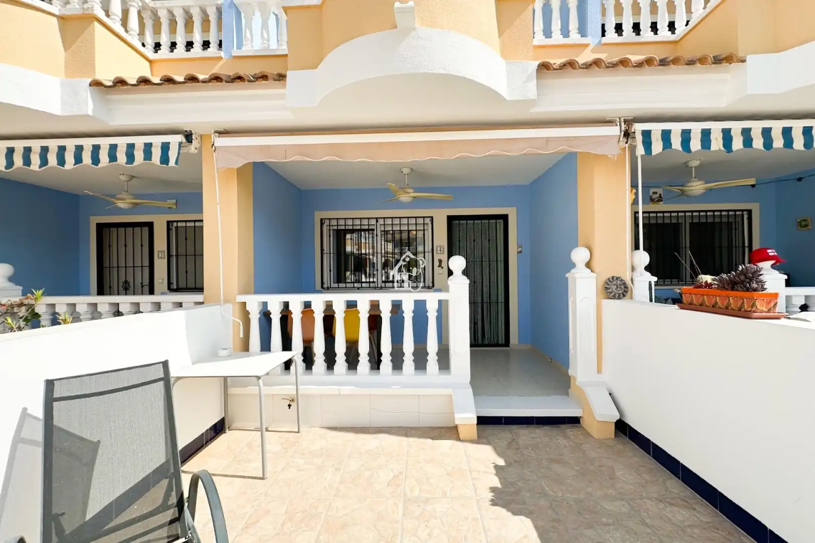 Terraza de Apartamento de alquiler en Rojales con Aire acondicionado, Terraza y Piscina