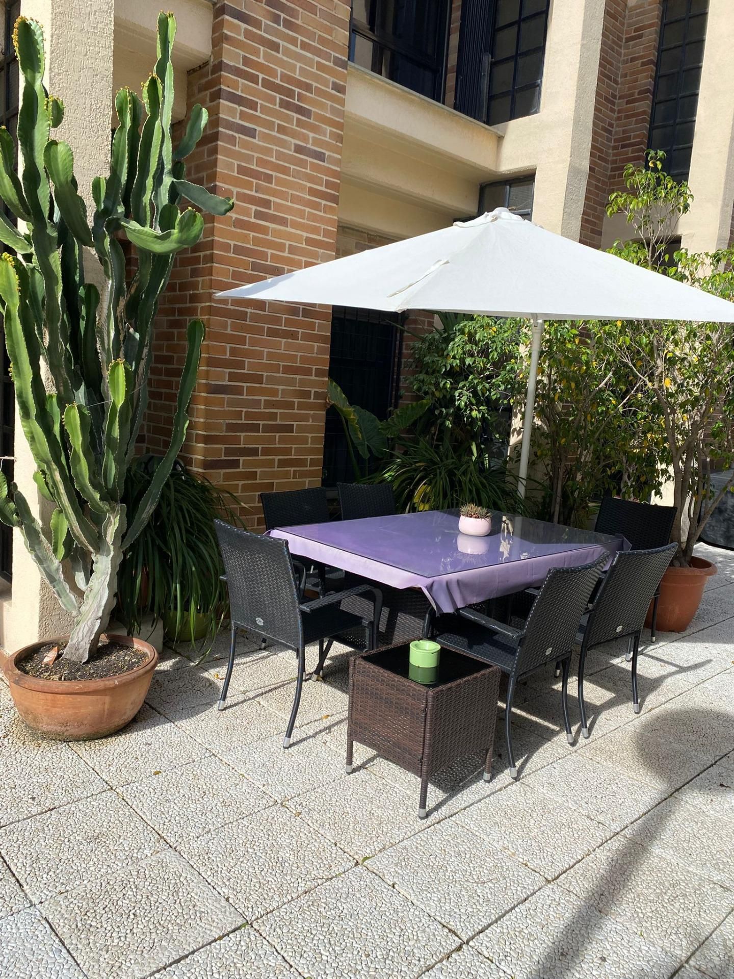 Terrasse von Einfamilien-Reihenhaus zum Verkauf in  Murcia Capital mit Klimaanlage, Privatgarten und Terrasse