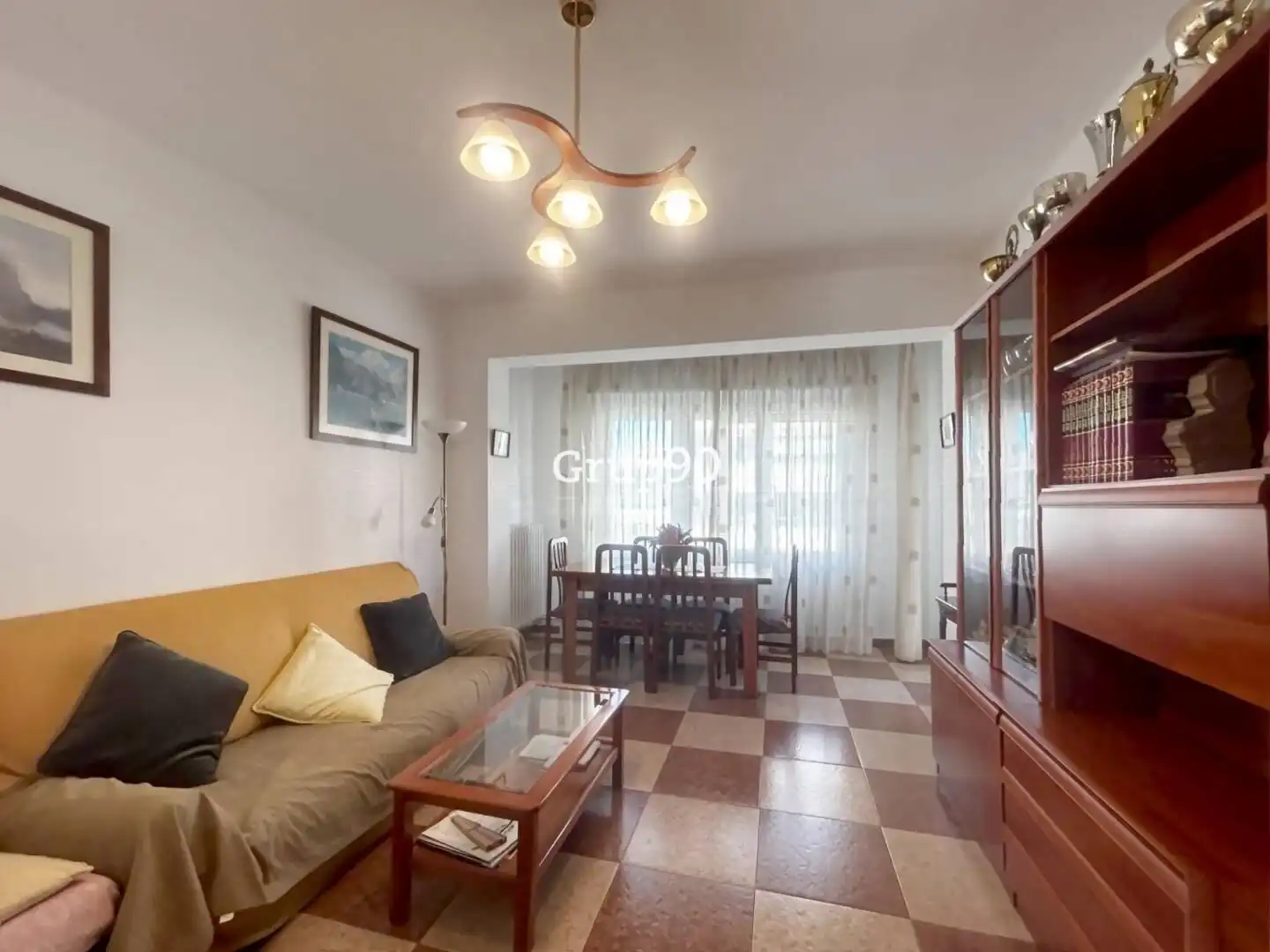 Living room of Flat for sale in  Lleida Capital  with Heating and Balcony