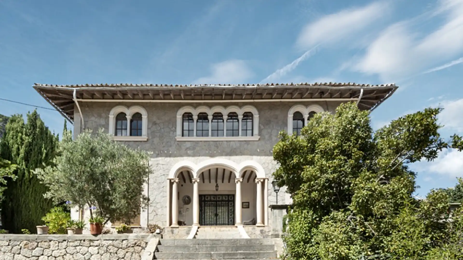 Außenansicht von Country house zum Verkauf in Valldemossa mit Heizung, Privatgarten und Terrasse