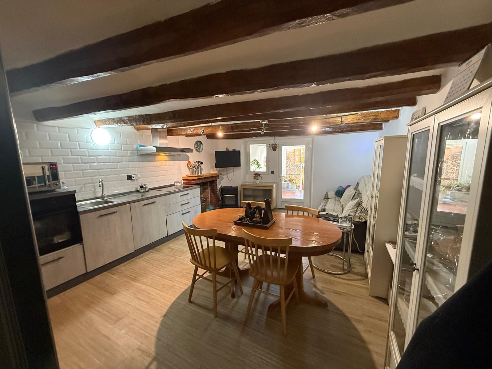 Kitchen of Single-family semi-detached for sale in Banyeres del Penedès  with Heating and Parquet flooring