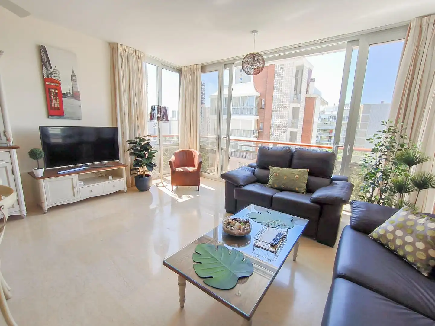Sala de estar de Piso en venta en Benidorm con Aire acondicionado, Calefacción y Terraza
