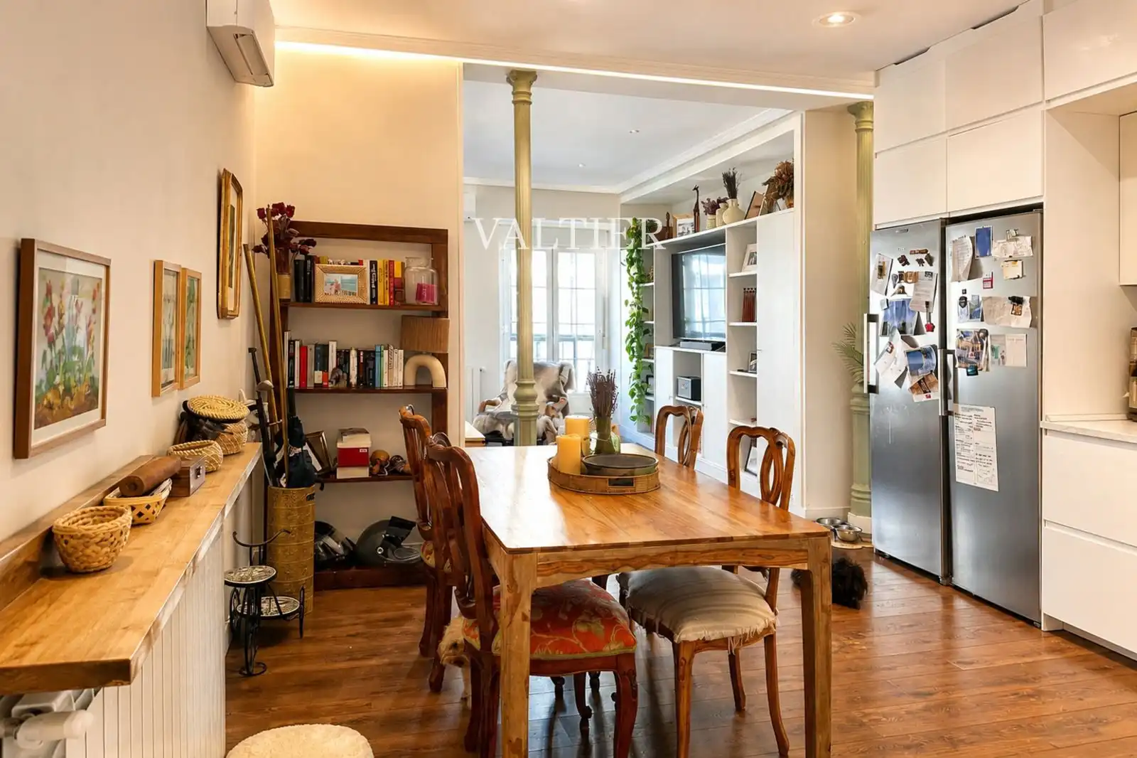 Comedor de Piso de alquiler en Madrid con Aire acondicionado