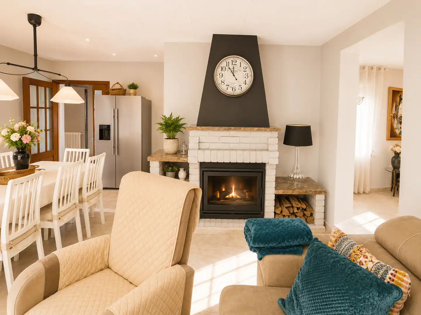 Living room of Houses for sale in Lleida  with Air Conditioner, Heating and Private garden