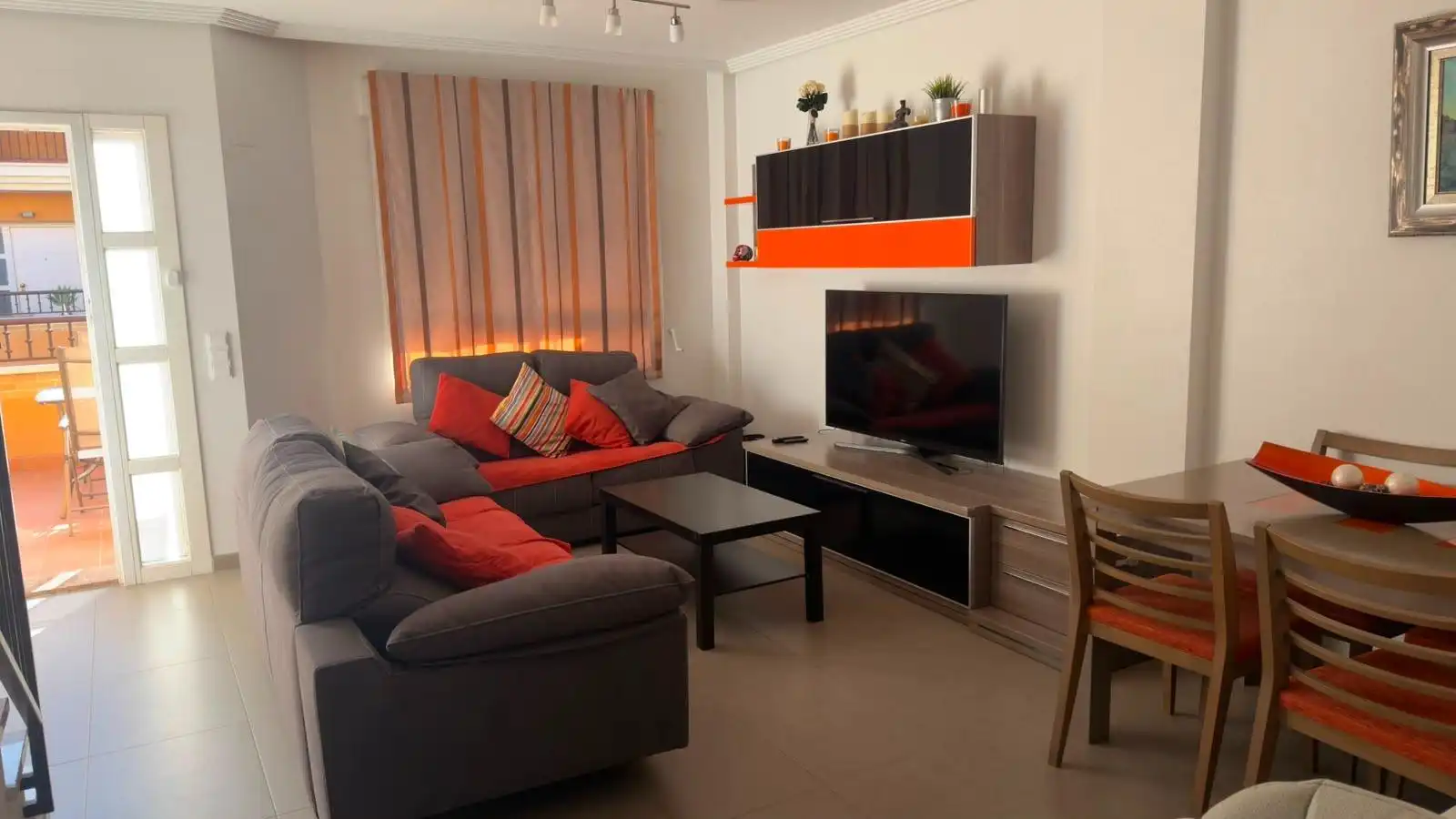 Wohnzimmer von Haus oder Chalet zum Verkauf in Murcia mit Klimaanlage, Heizung und Terrasse