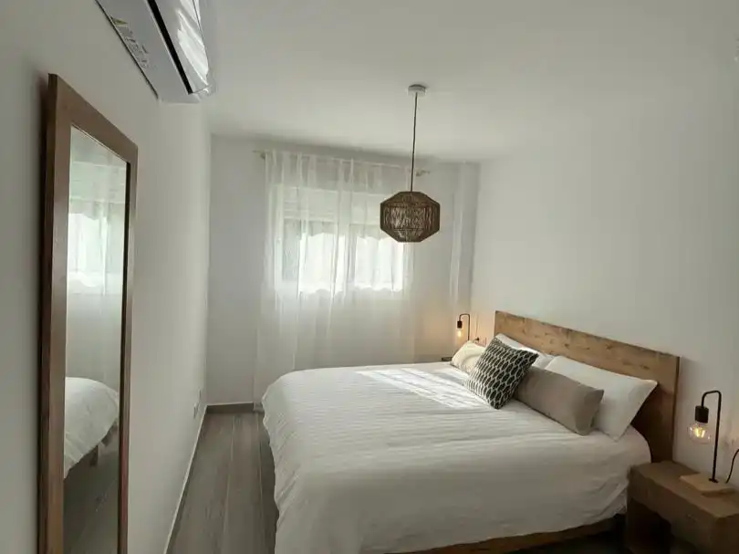 Bedroom of Flat for rent in Tarifa  with Air Conditioner, Furnished and Balcony