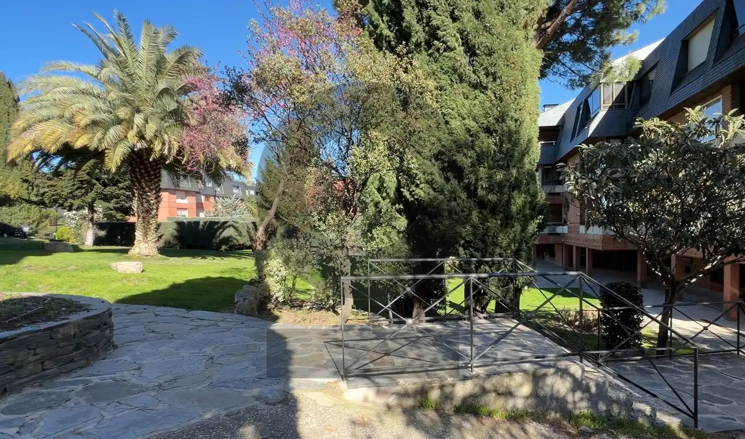 Garden of Flat for rent in Hoyo de Manzanares  with Heating, Parquet flooring and Terrace