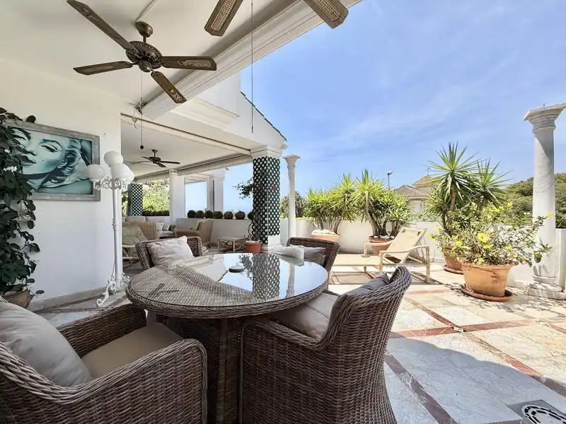 Terraza de Apartamento de alquiler en Marbella con Aire acondicionado, Calefacción y Terraza