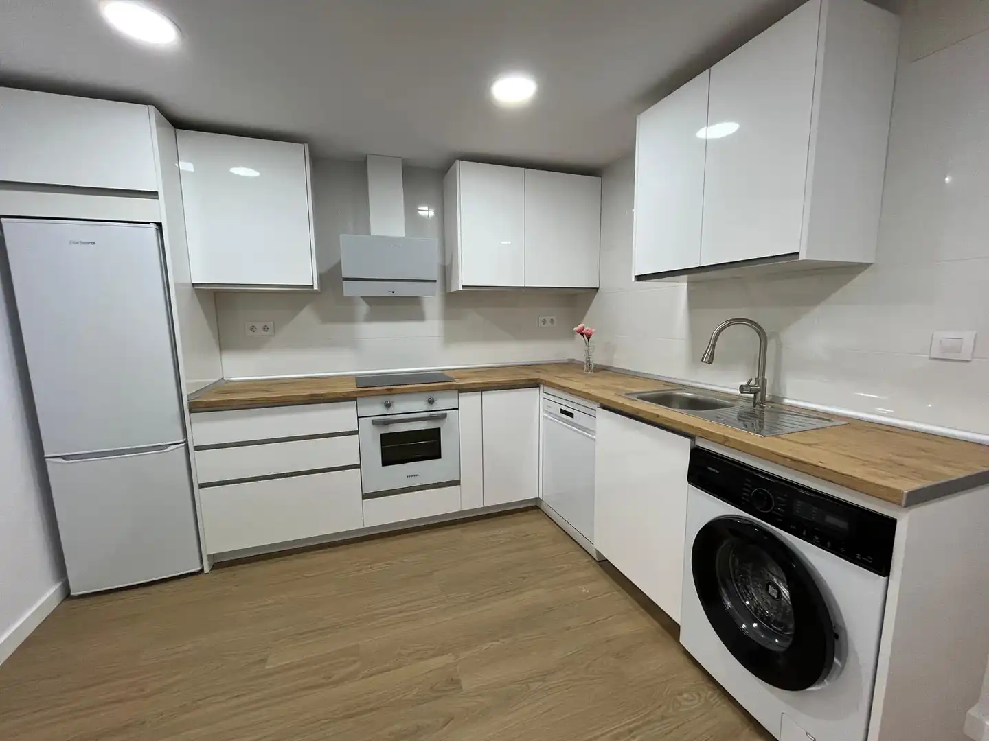 Cocina de Casa adosada en venta en Cartagena con Parquet, Terraza y Trastero