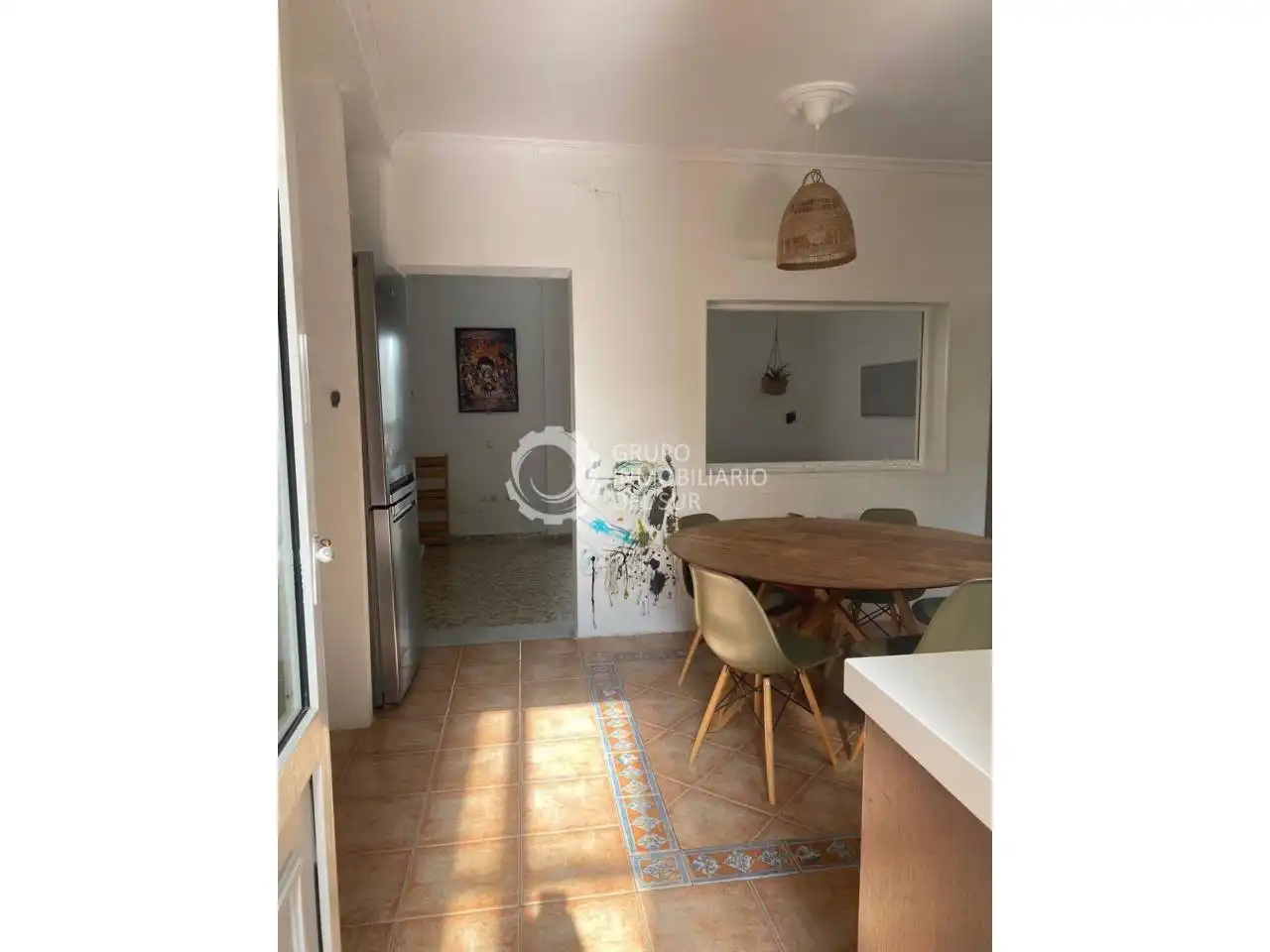Cuina de Casa adosada en venda en Puerto Real amb Aire condicionat, Jardí privat i Terrassa