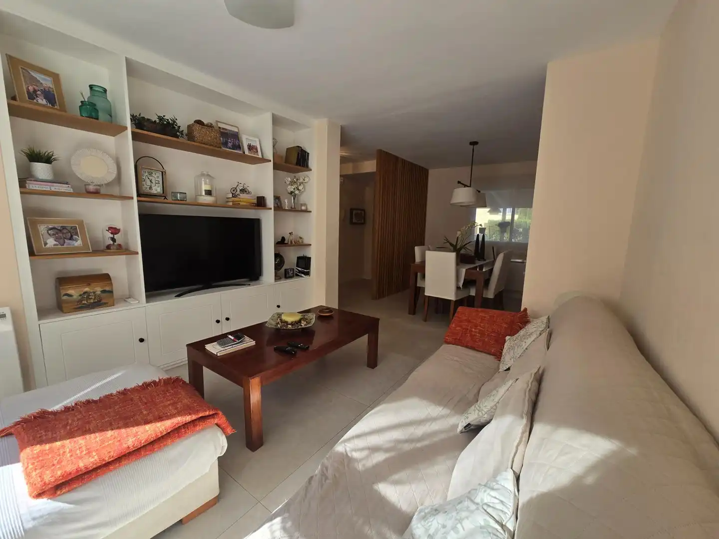 Sala d'estar de Casa adosada en venda en Llucmajor amb Aire condicionat, Calefacció i Jardí privat