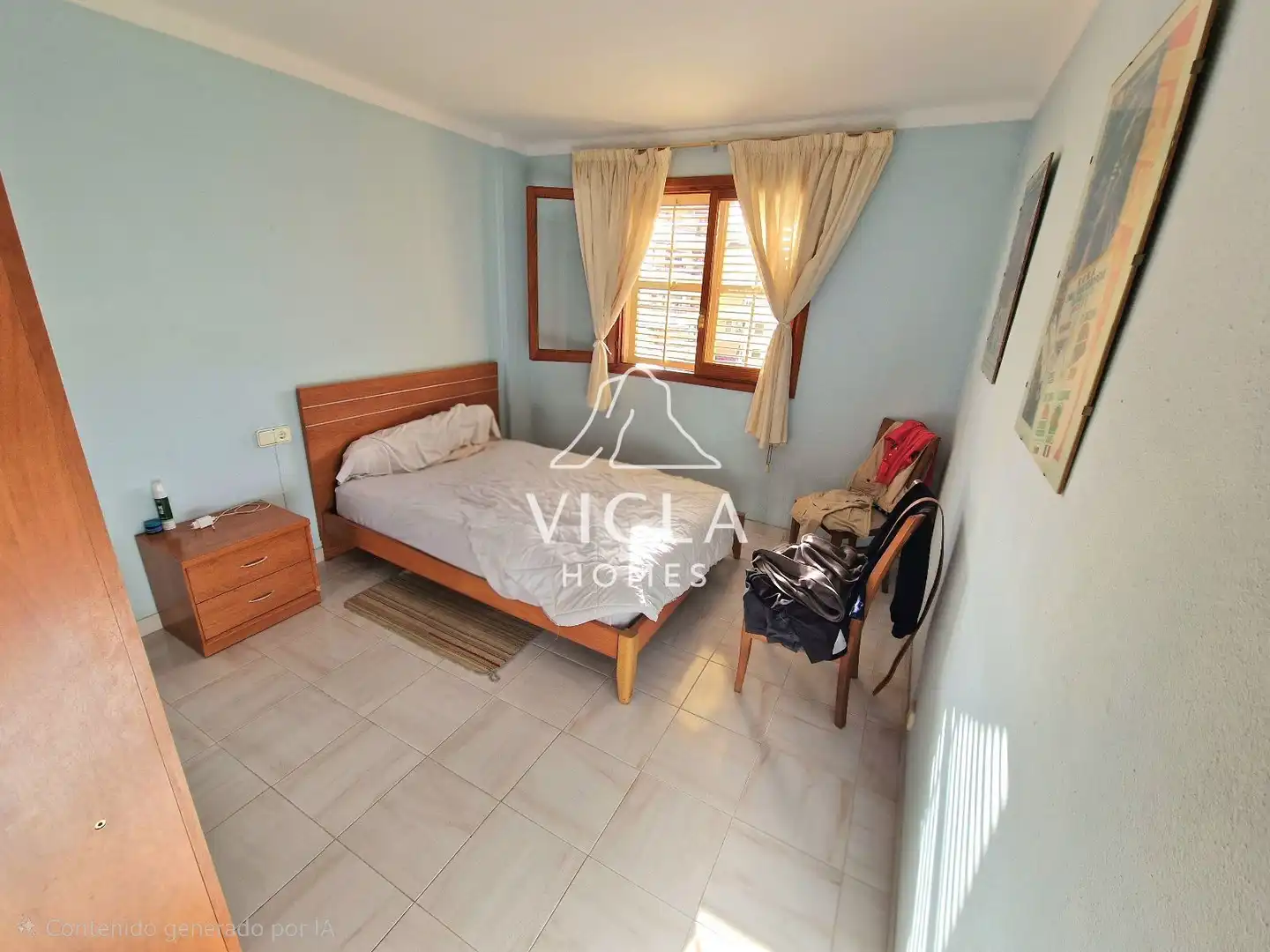 Schlafzimmer von Wohnung zum Verkauf in Eivissa mit Klimaanlage, Heizung und Terrasse
