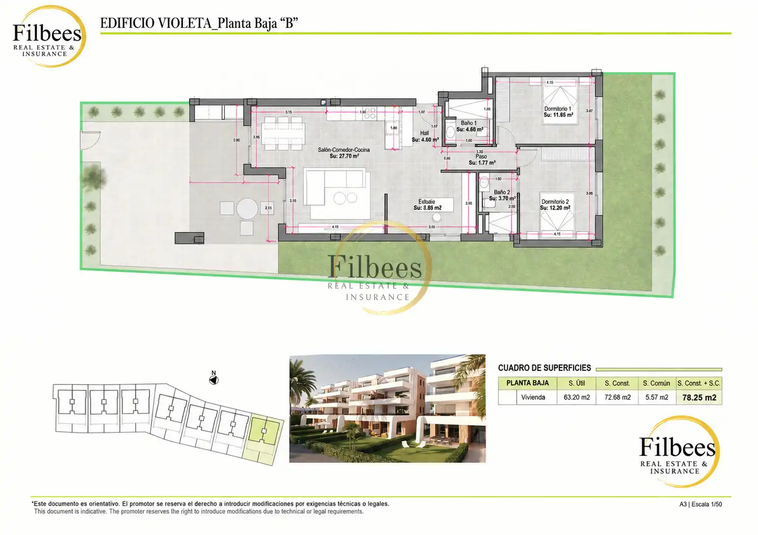 Apartament amb piscina en venda a Condado de Alhama, imagen 22