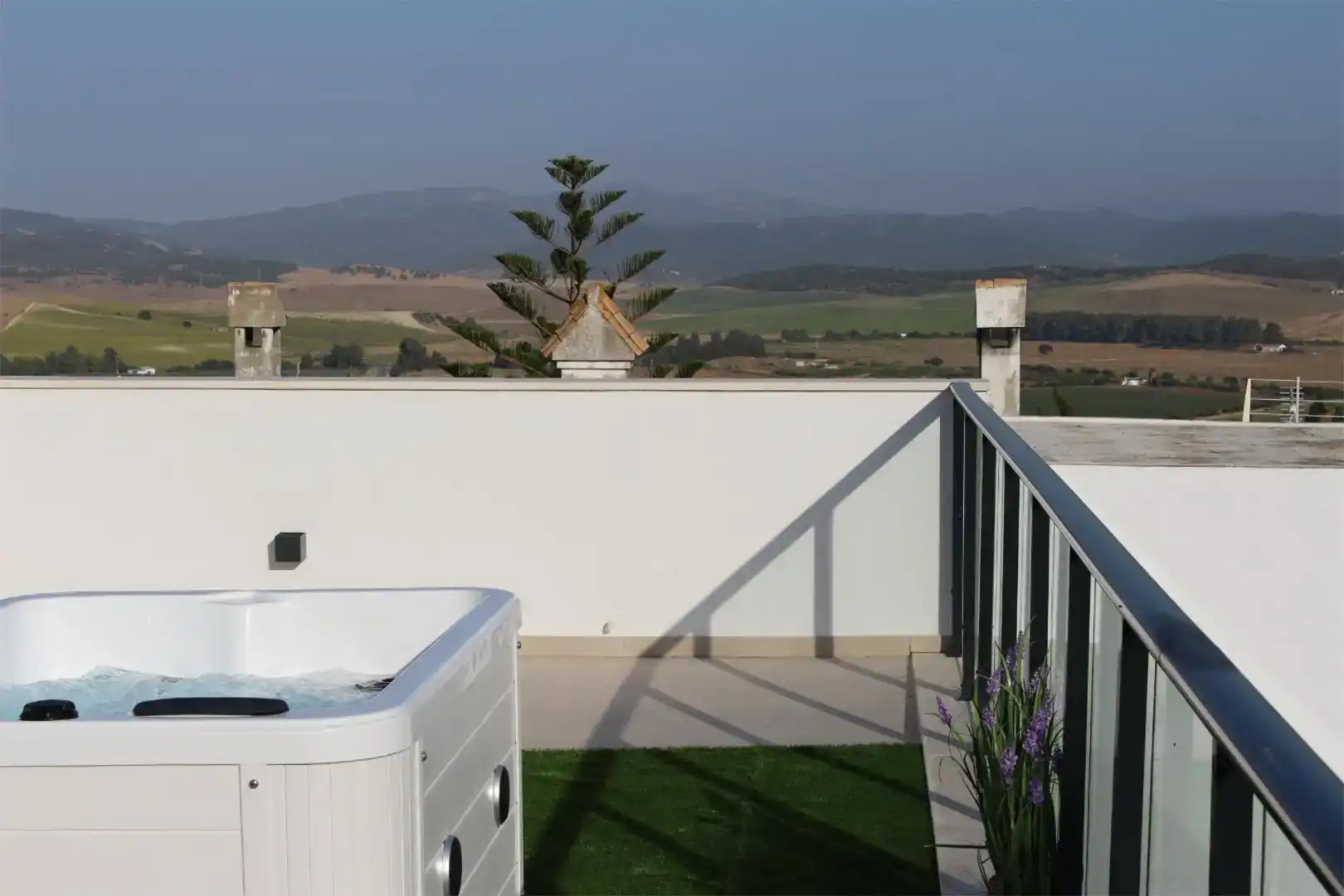 Terrassa de Casa o xalet de lloguer en Benalup-Casas Viejas amb Aire condicionat i Piscina