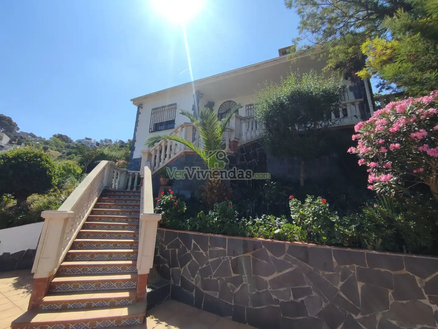 Vista exterior de Casa o chalet en venta en Vallirana con Calefacción, Jardín privado y Terraza