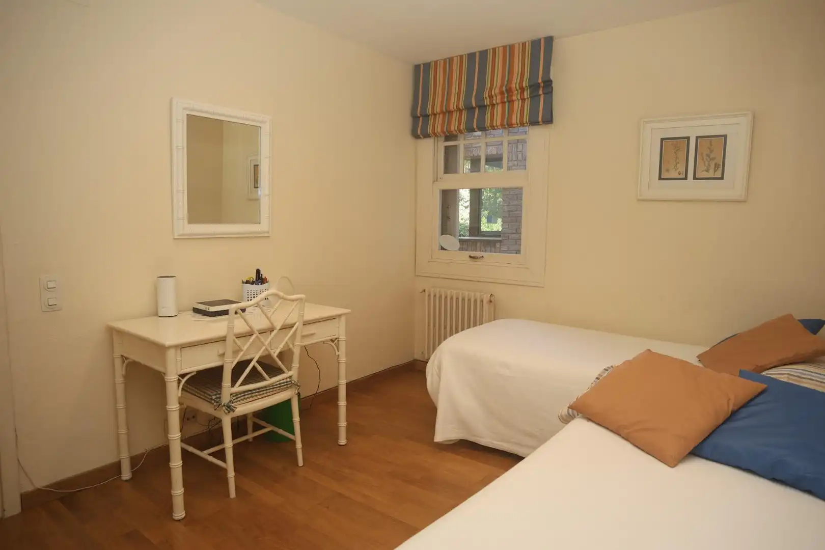 Schlafzimmer von Erdgeschoss zur Miete in Rocafort mit Klimaanlage, Heizung und Möbliert