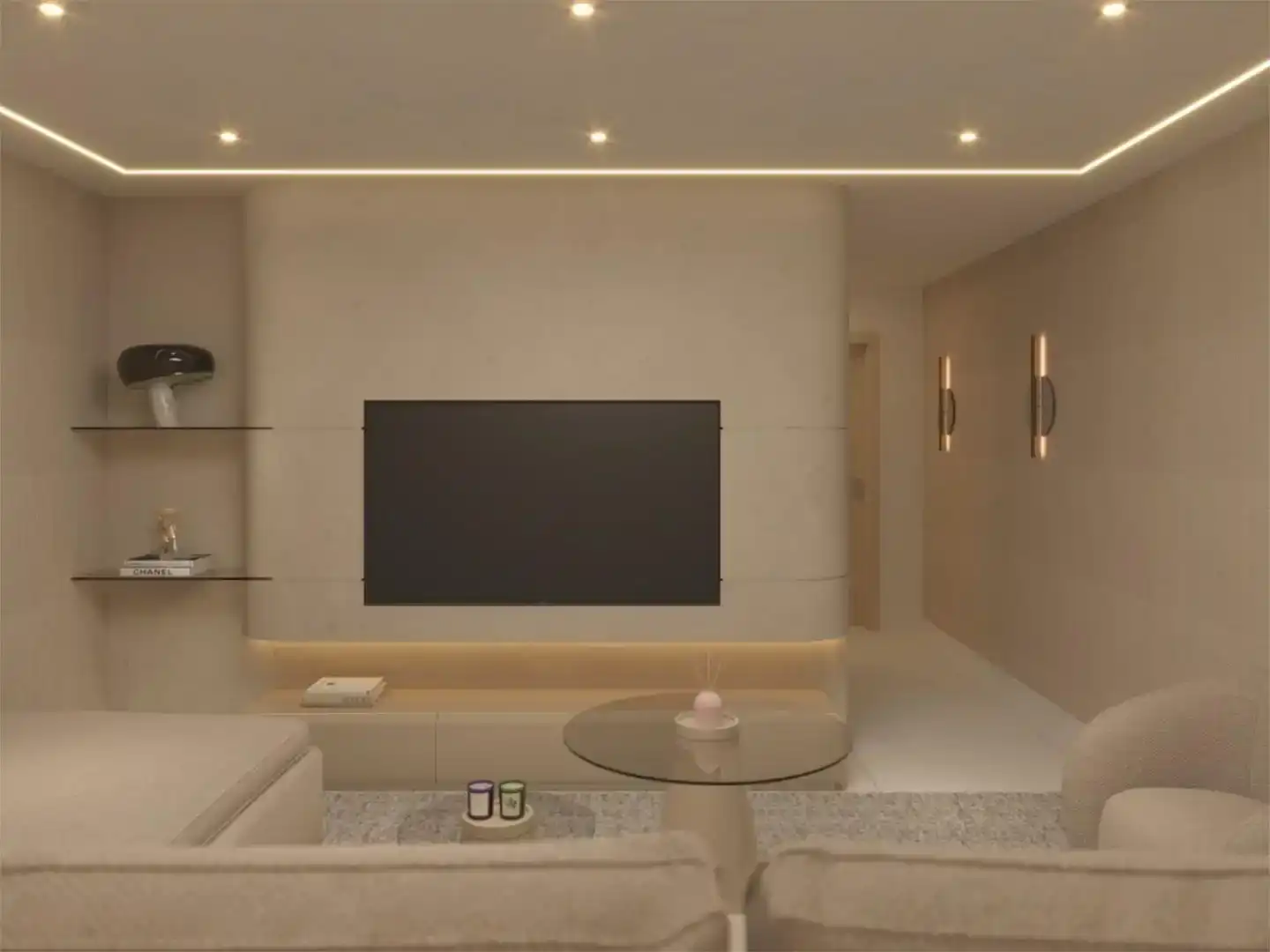 Sala de estar de Casa o chalet en venta en Marbella con Aire acondicionado, Piscina y Balcón