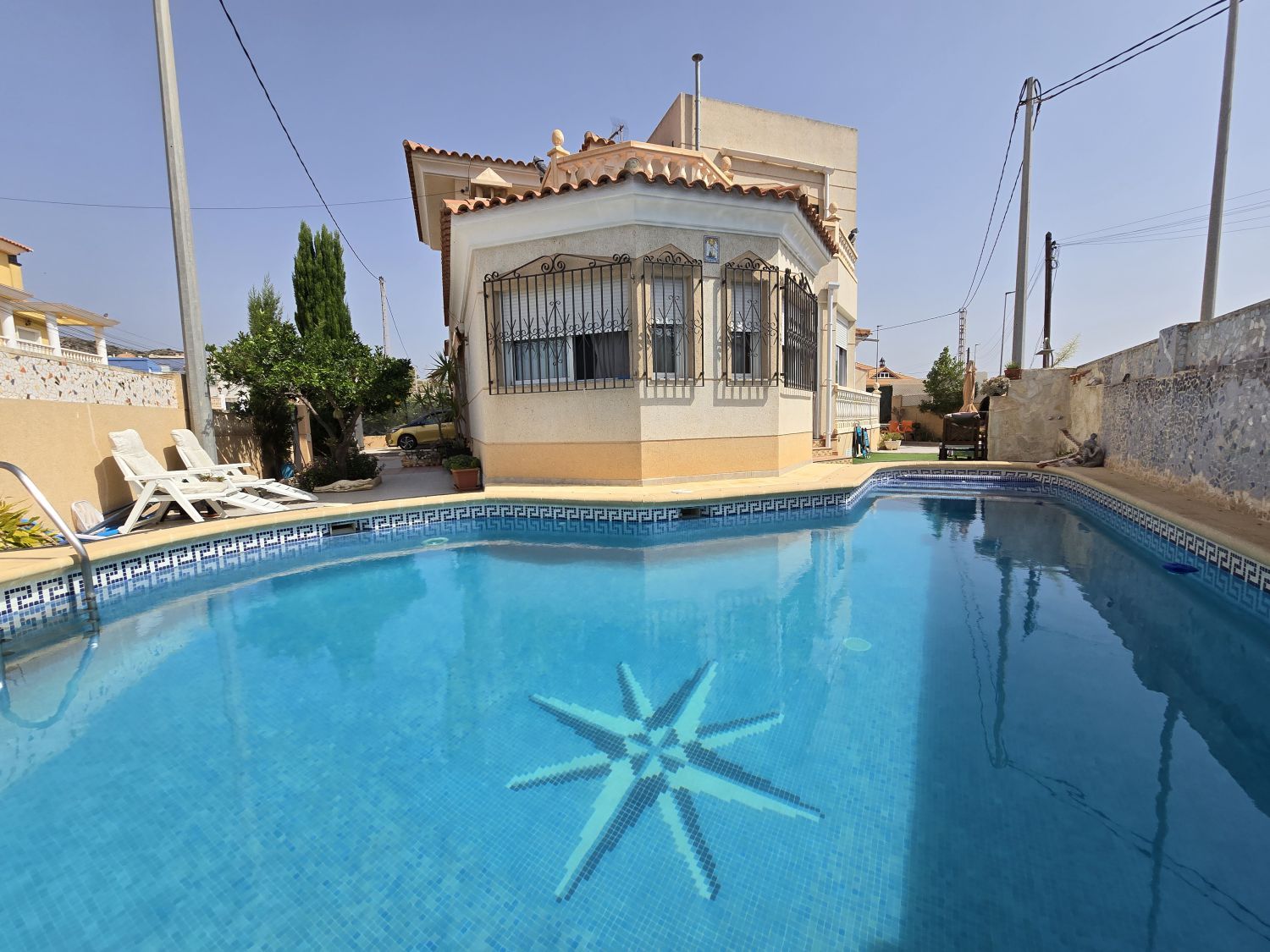Swimming pool of House or chalet for sale in  Murcia Capital  with Heating, Terrace and Swimming Pool
