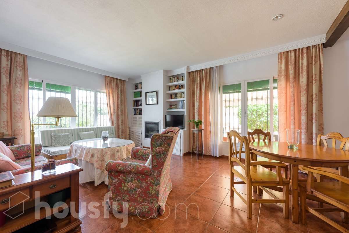 Living room of House or chalet to rent in Alhaurín de la Torre  with Air Conditioner, Private garden and Terrace