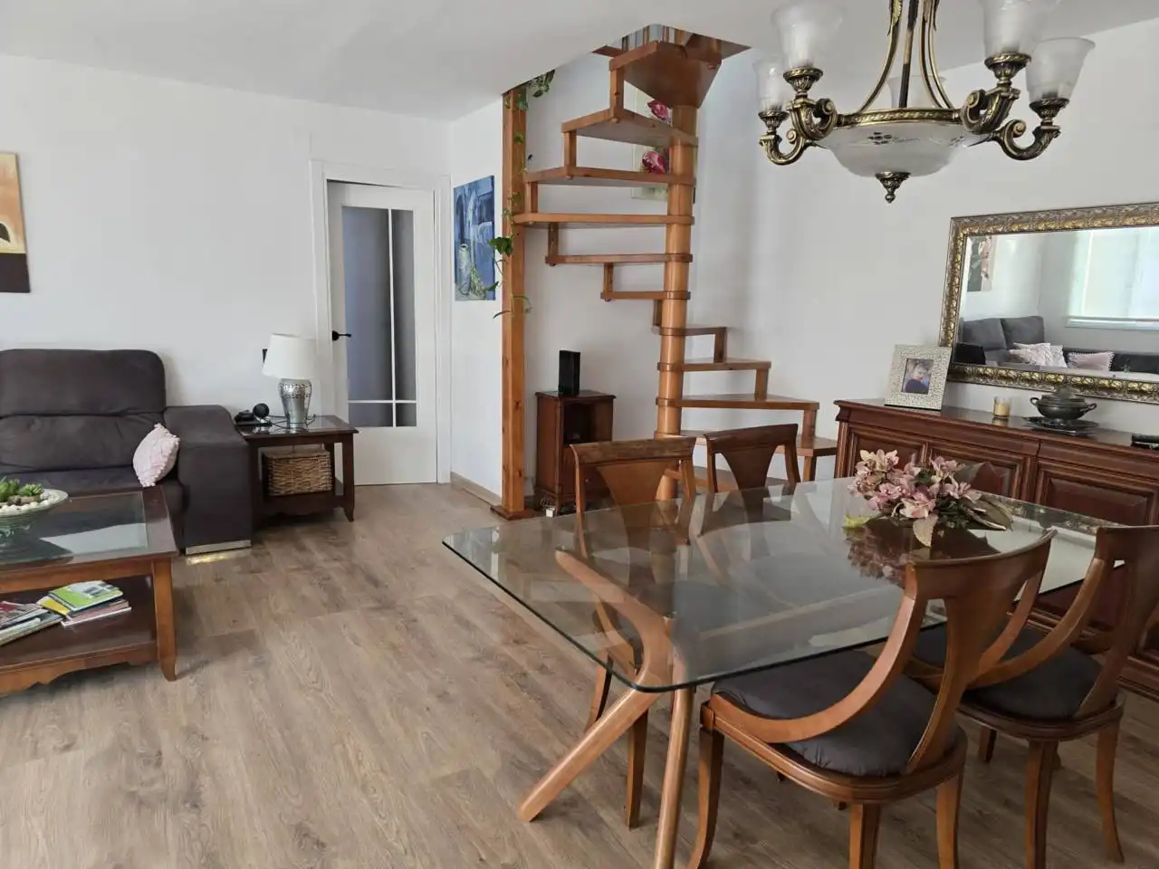 Esszimmer von Maisonette zum Verkauf in Terrassa mit Klimaanlage, Heizung und Parkett