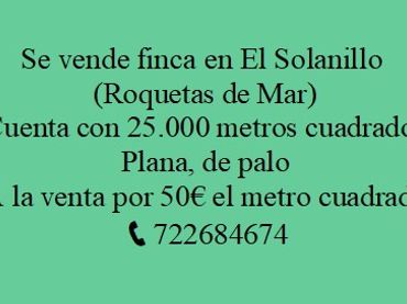 Rustikales Grundstück zum Verkauf in Plaza Solanillo 1A