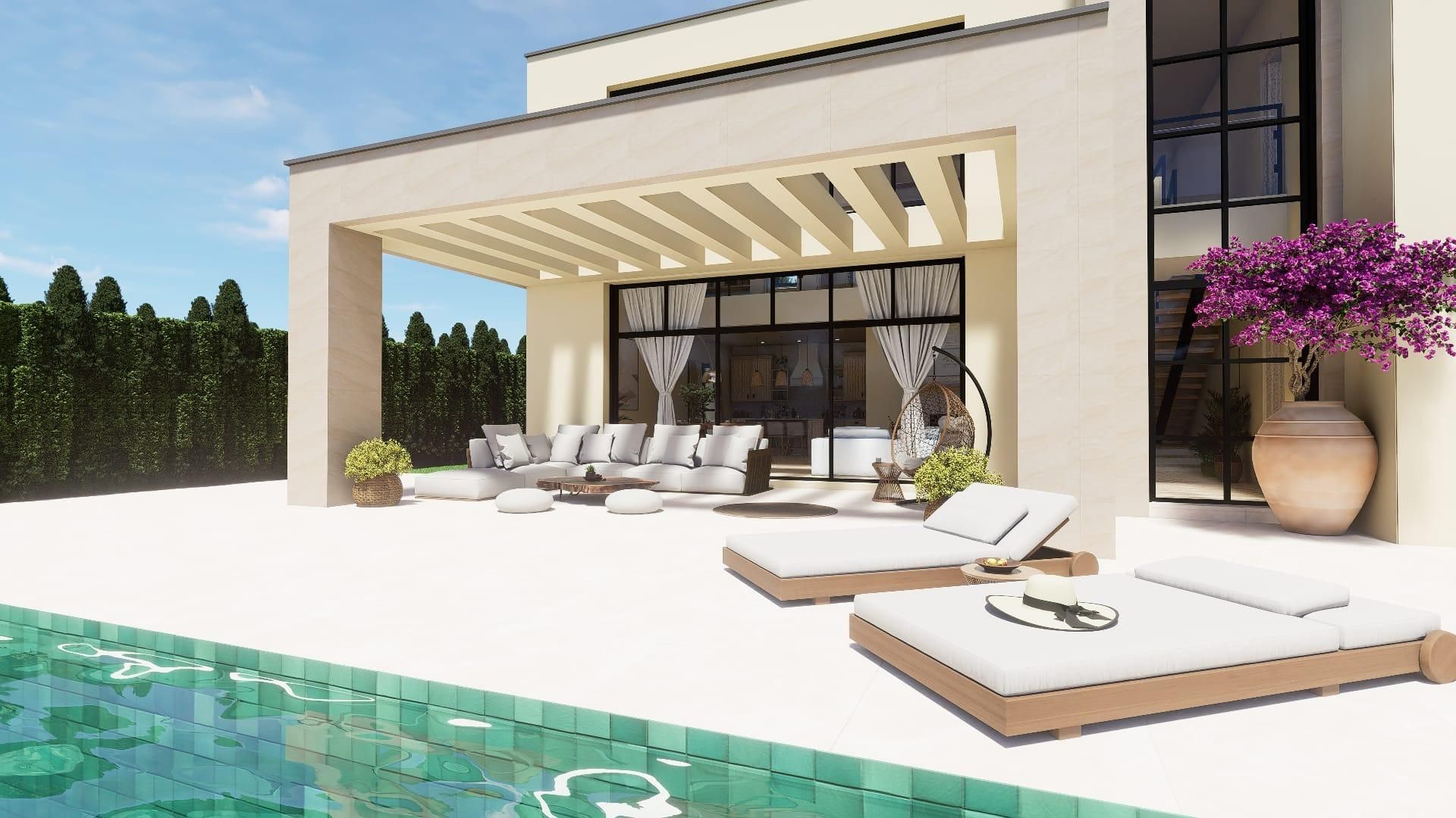 Terraza de Casa o chalet en venta en Chiclana de la Frontera con Terraza y Piscina