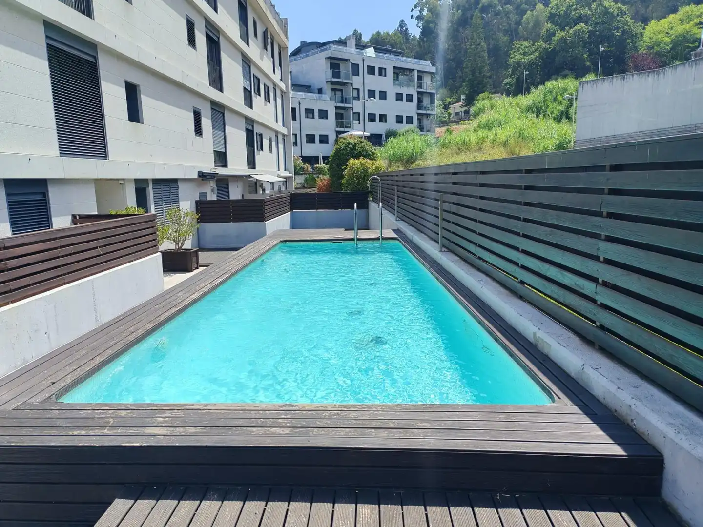 Piscina de Pis en venda en Baiona amb Calefacció, Traster i Balcó