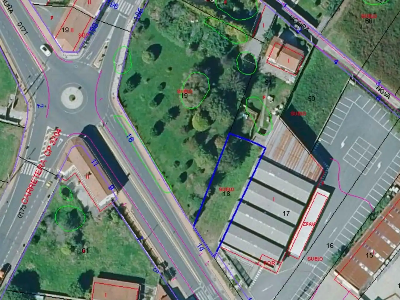 Wohnbaugrundstück zum Verkauf in Ronda de A Coruña, imagen 2