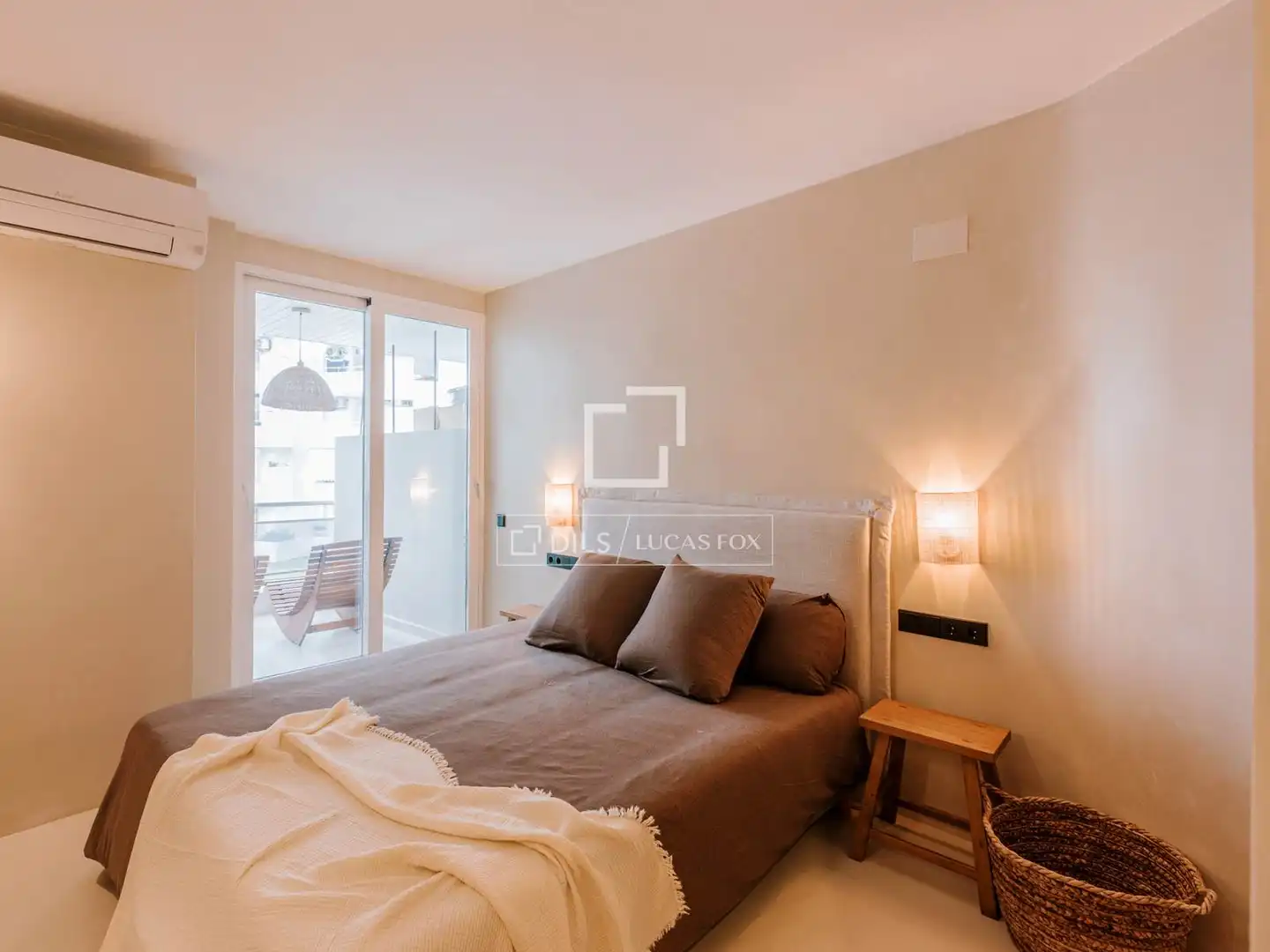 Schlafzimmer von Wohnung zum Verkauf in Eivissa mit Klimaanlage, Heizung und Privatgarten