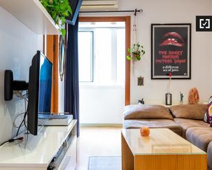 Living room of Flat to rent in L'Hospitalet de Llobregat  with Air Conditioner, Heating and Furnished