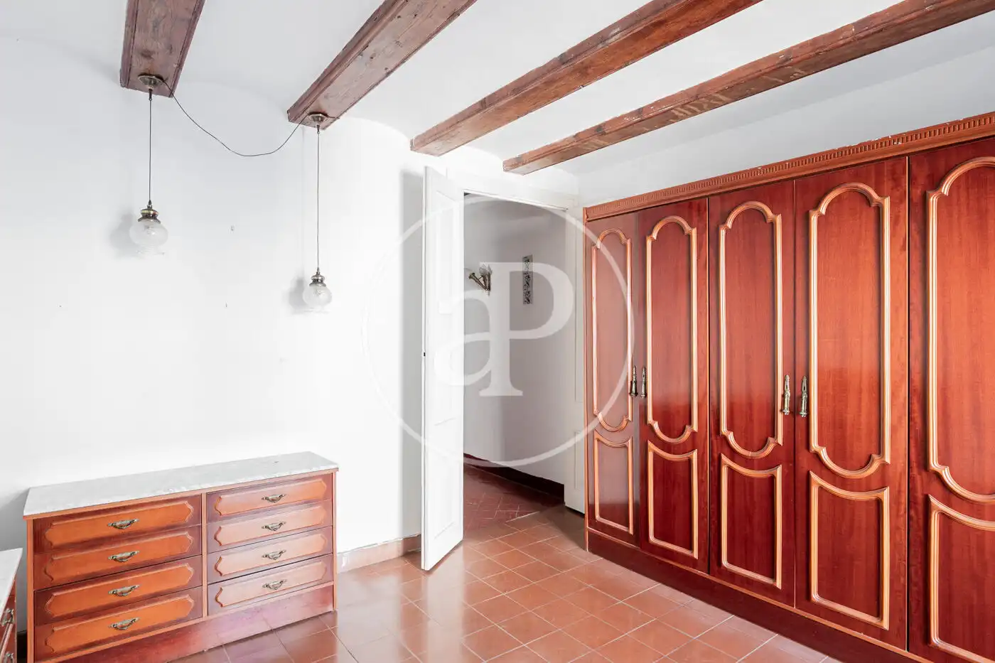 Schlafzimmer von Wohnung zum Verkauf in Barcelona mit Heizung und Balkon