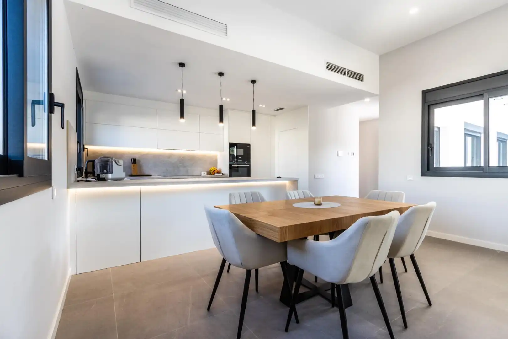Kitchen of Houses for sale in Sant Quirze del Vallès  with Air Conditioner, Heating and Private garden