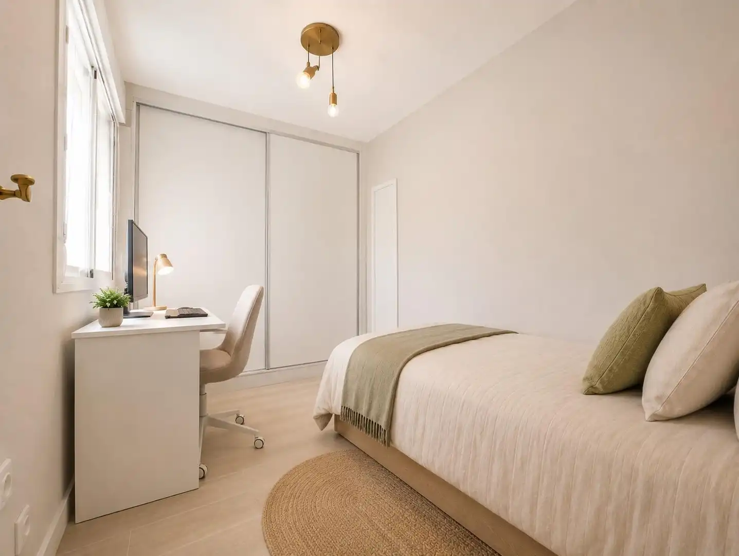 Bedroom of Flat for sale in El Campello  with Air Conditioner, Heating and Private garden
