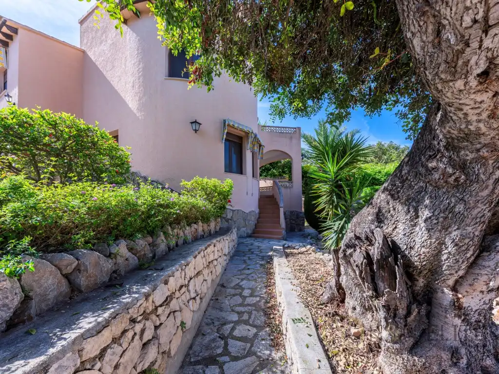 Vista exterior de Casa o xalet en venda en Benissa amb Calefacció, Jardí privat i Piscina