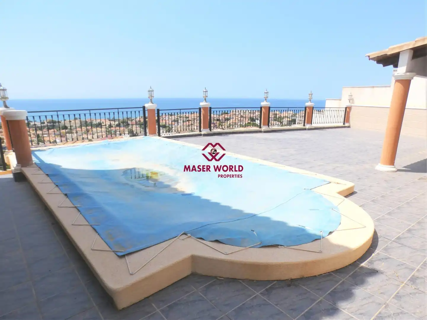 Piscina de Casa o xalet en venda en Mazarrón amb Jardí privat, Terrassa i Piscina